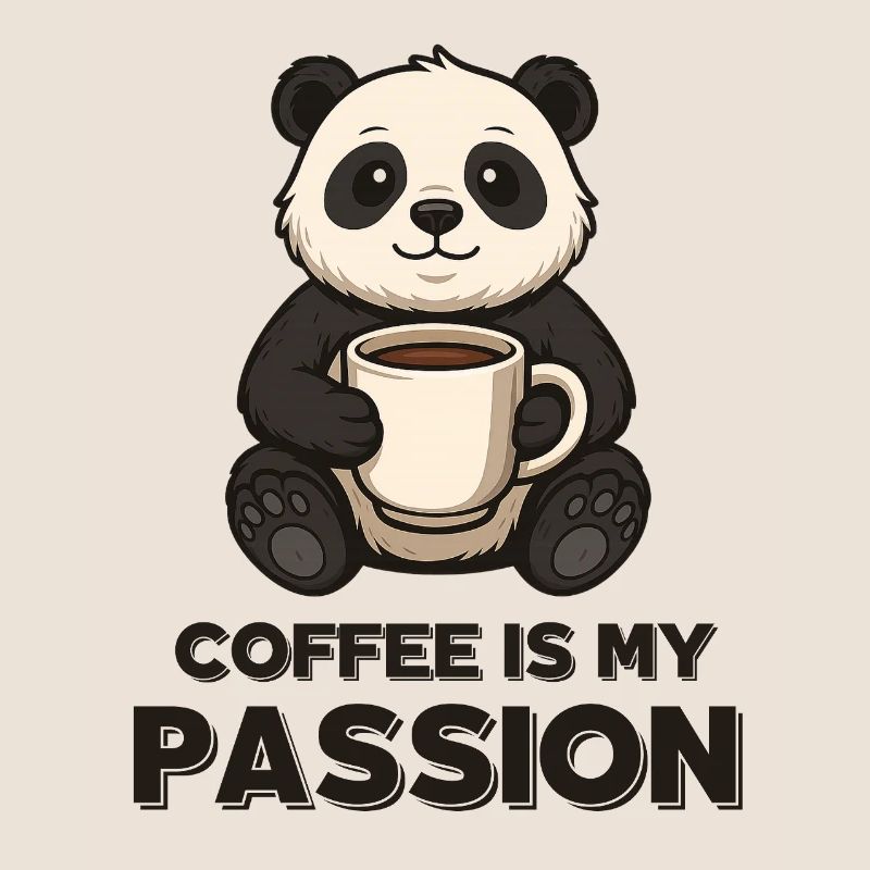 Panda Kaffee Leidenschaft