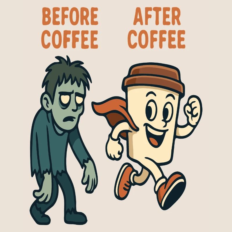 Before Coffee After Coffee