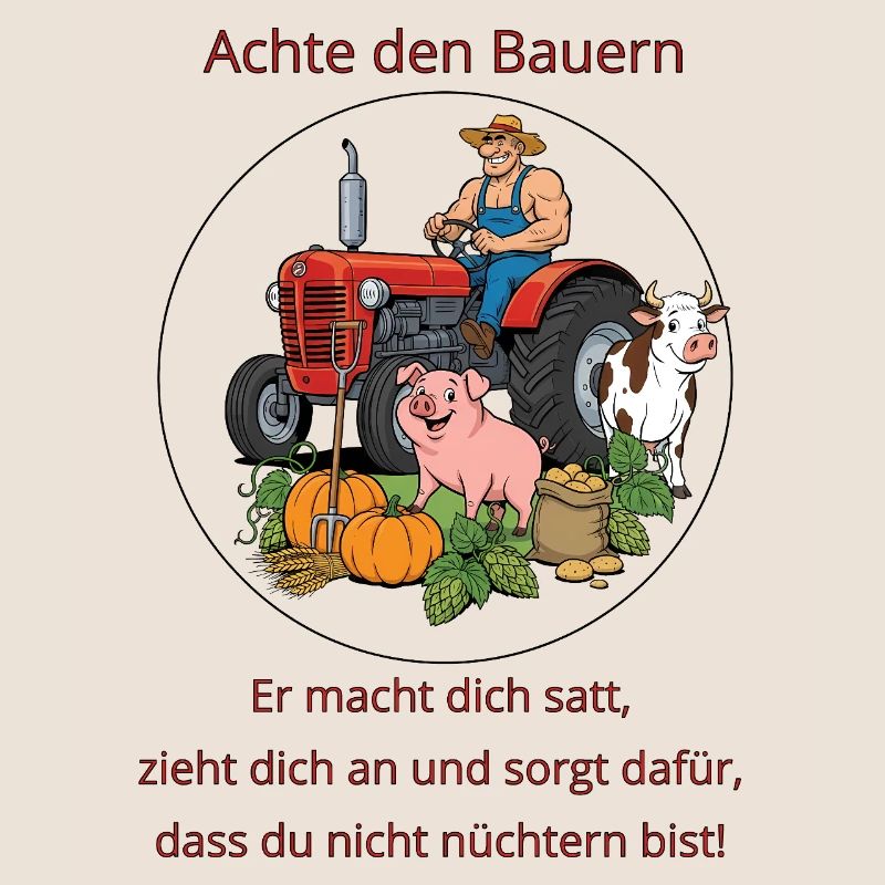 Bauernhof Traktor Rundbild