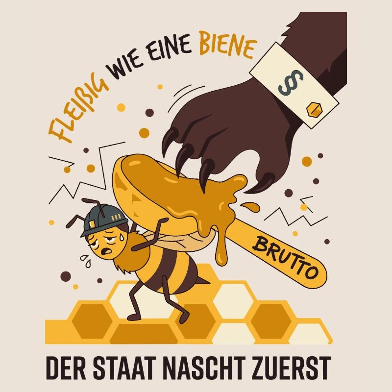 Industrious as a bee The state nibbles first
