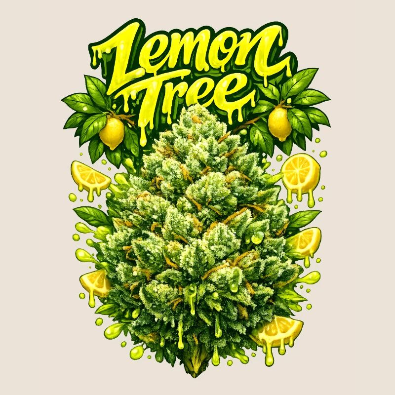 Lemon Tree Graffiti Art Print