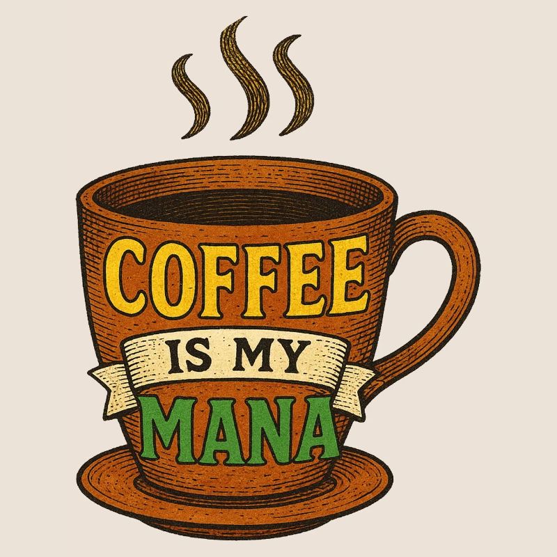 Coffee Mana Mug Illustration