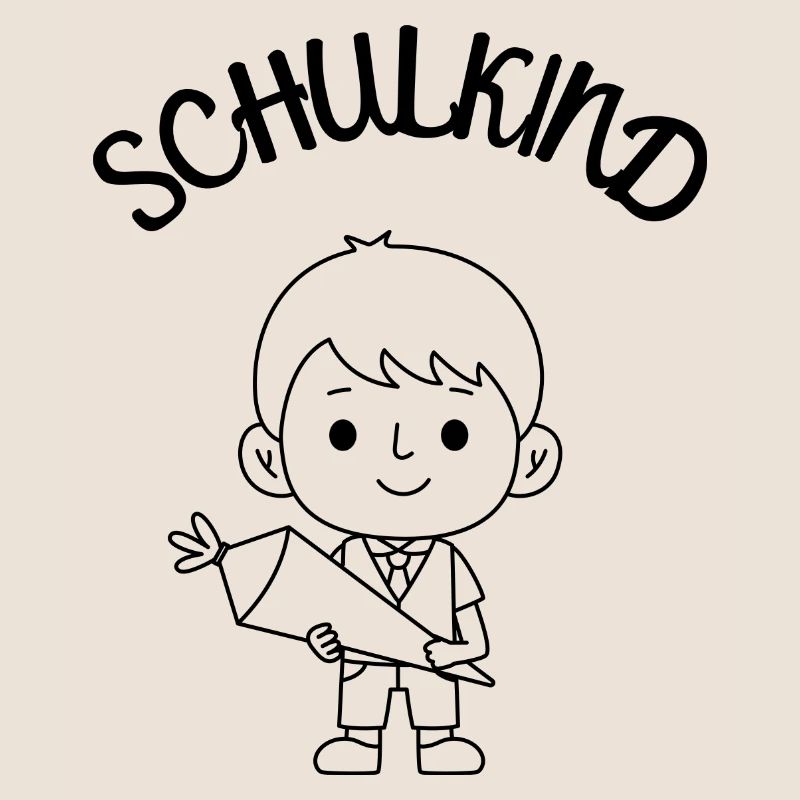 Schulkind Junge Schulstart Einschulung