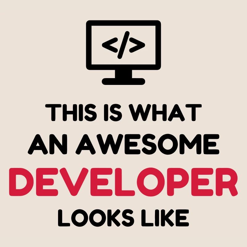 Developer Entwickler Développeur Computer Geek