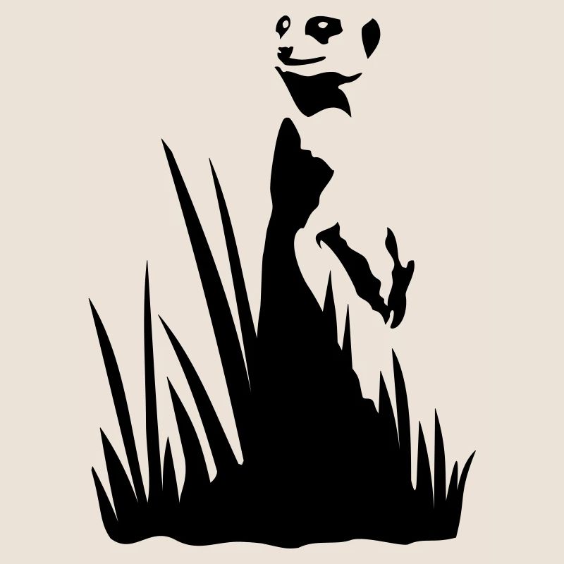 Erdmännchen im Gras