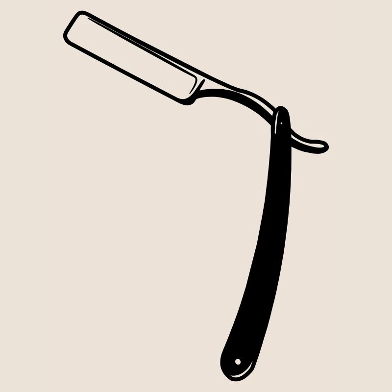 Razor open transparent shadow image