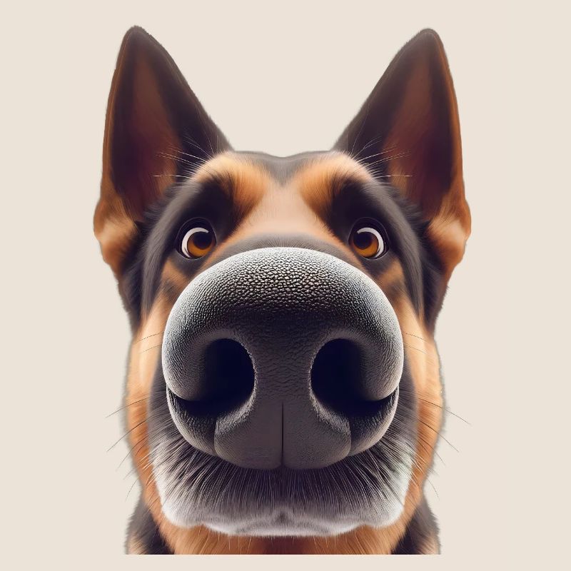Dog Head 9 German Shepherd