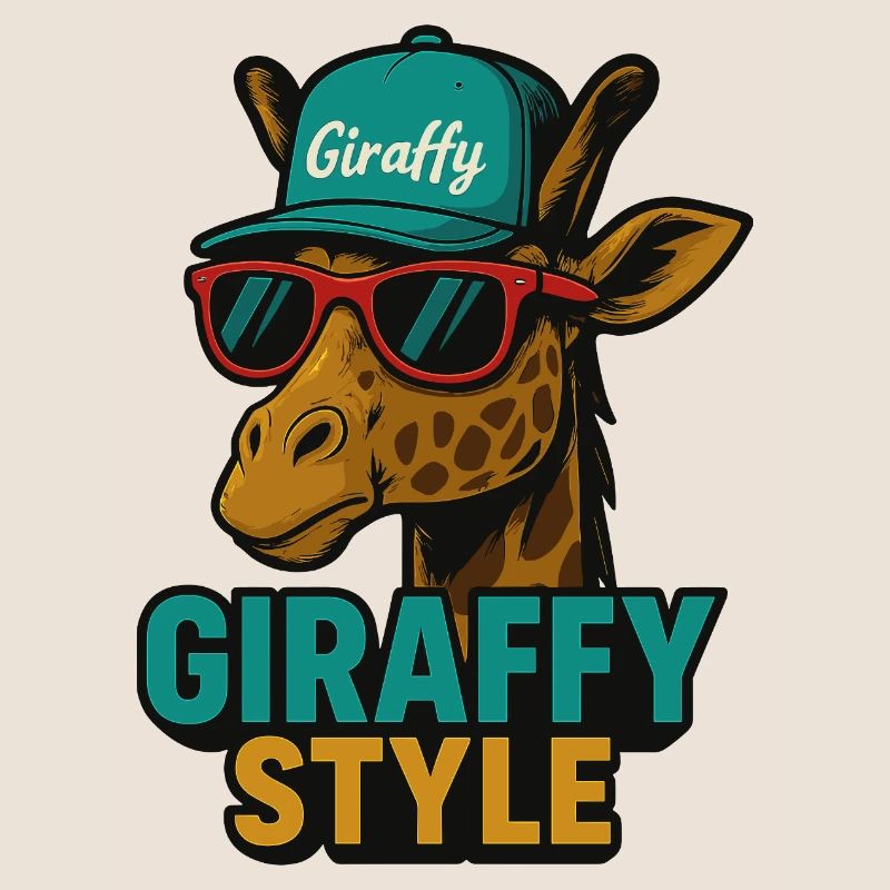 Giraffy Style Giraffe with Cap