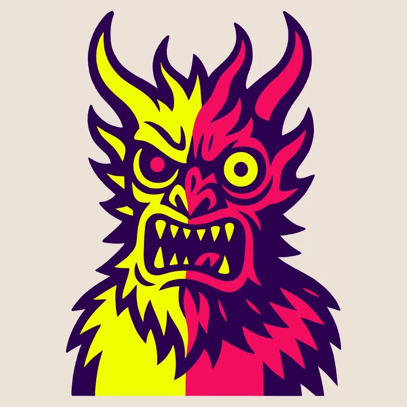 Pop Art Devil's Monster