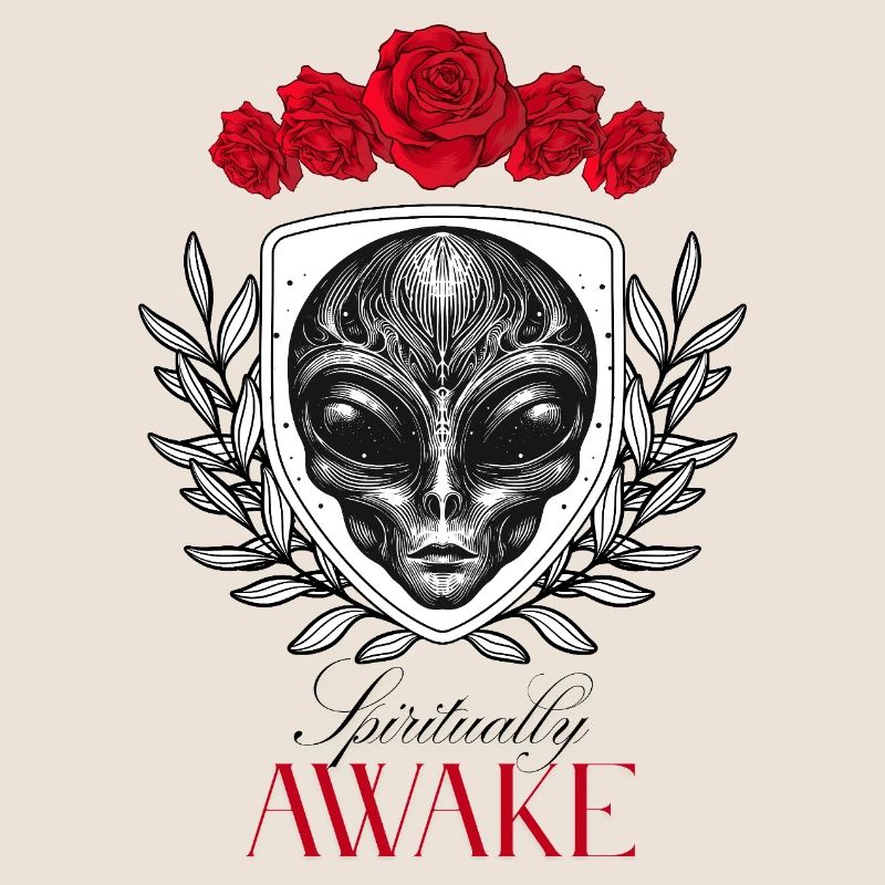 Awake Alien Shield with Roses