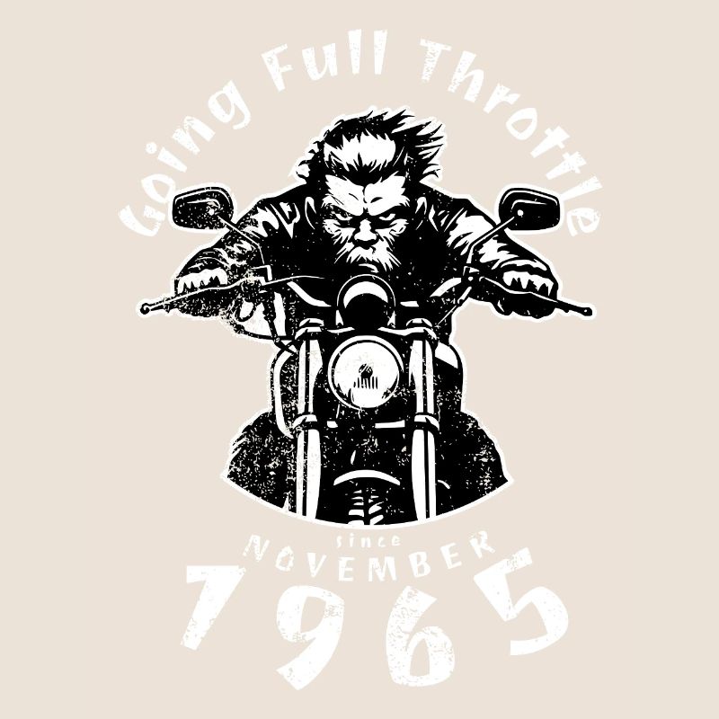 60. Geburtstag Going Full Throttle Since 11/1965