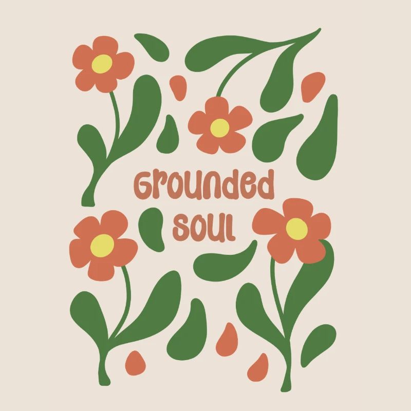 Grounded Soul Floral Pattern