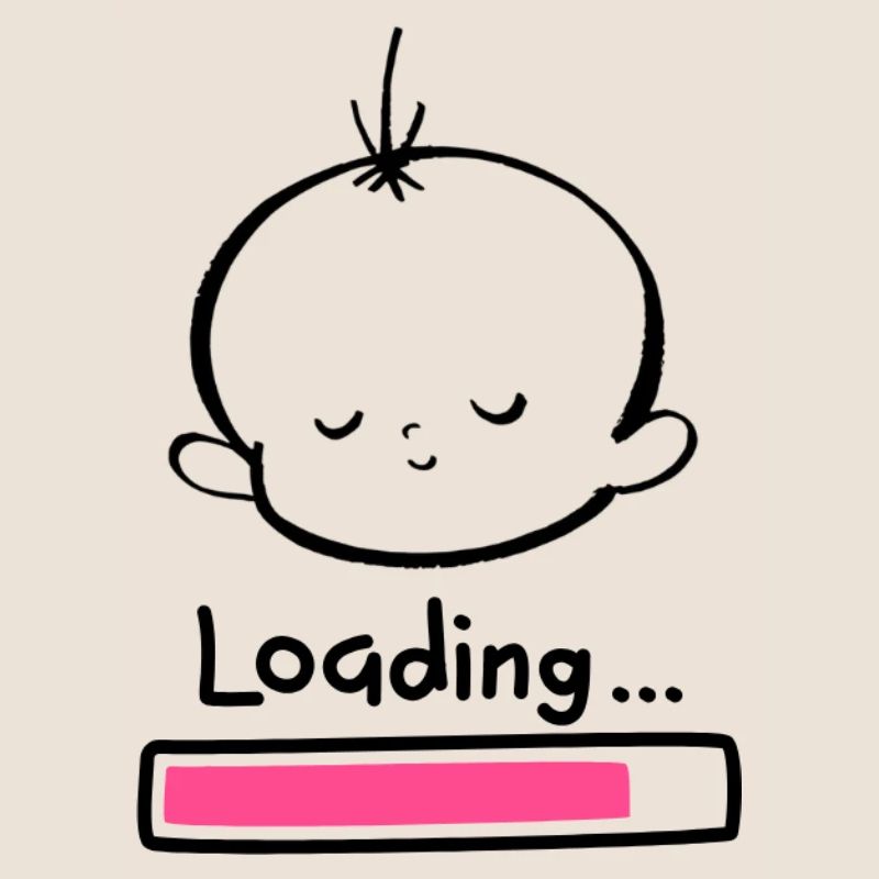 Baby Loading minimal Design
