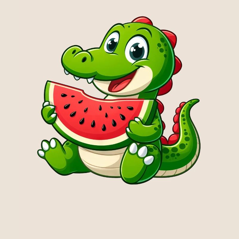 Crocodile Melon Pastèque Fruit Fruité