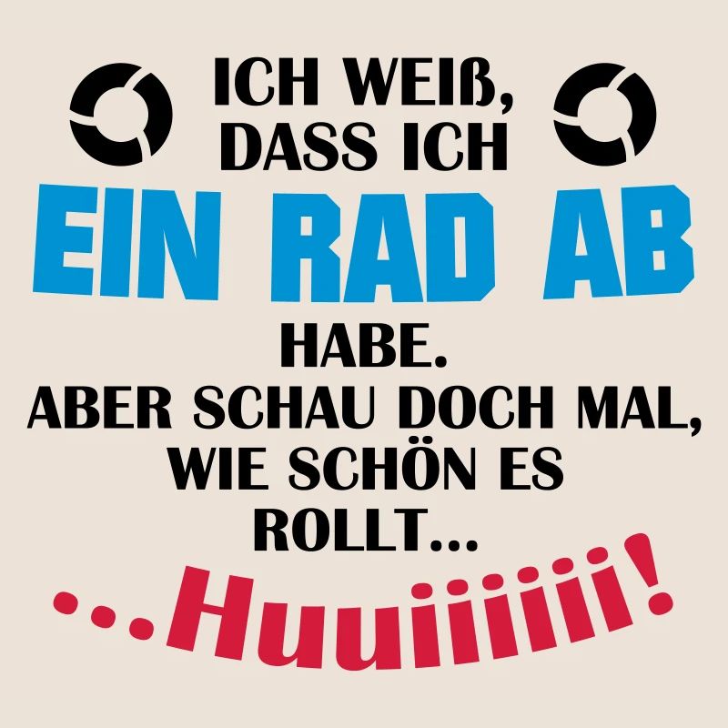 Ein Rad ab