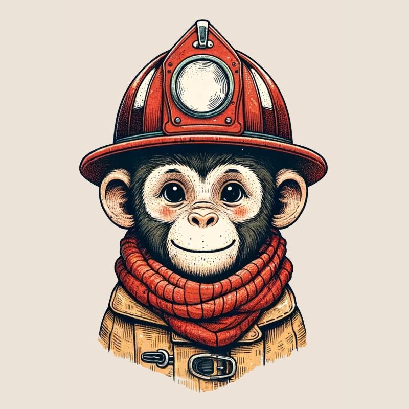Pompier singe | Sapeurs-pompiers Äffle