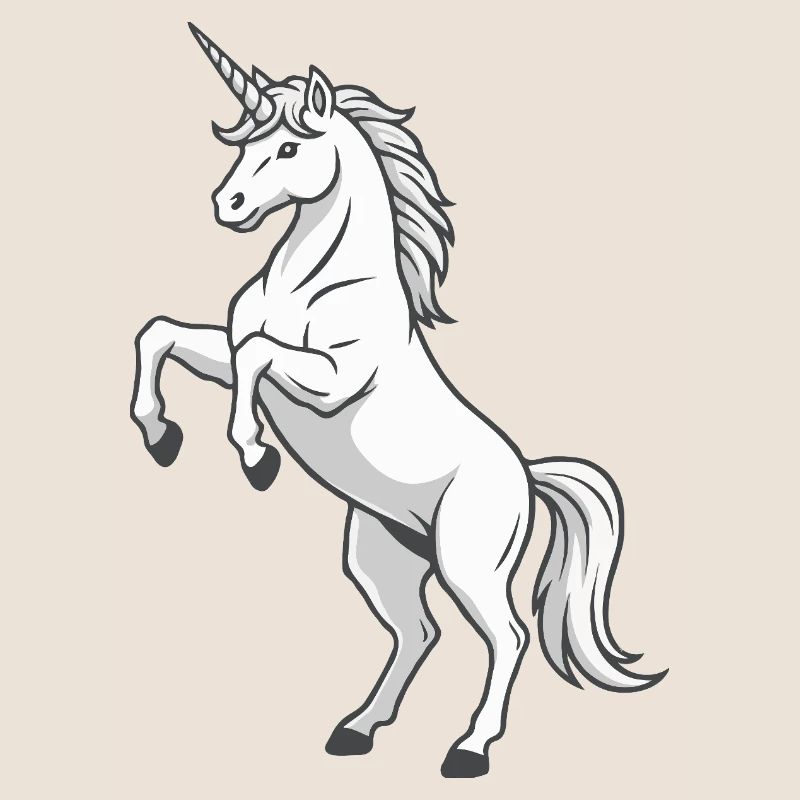 Weißes Einhorn