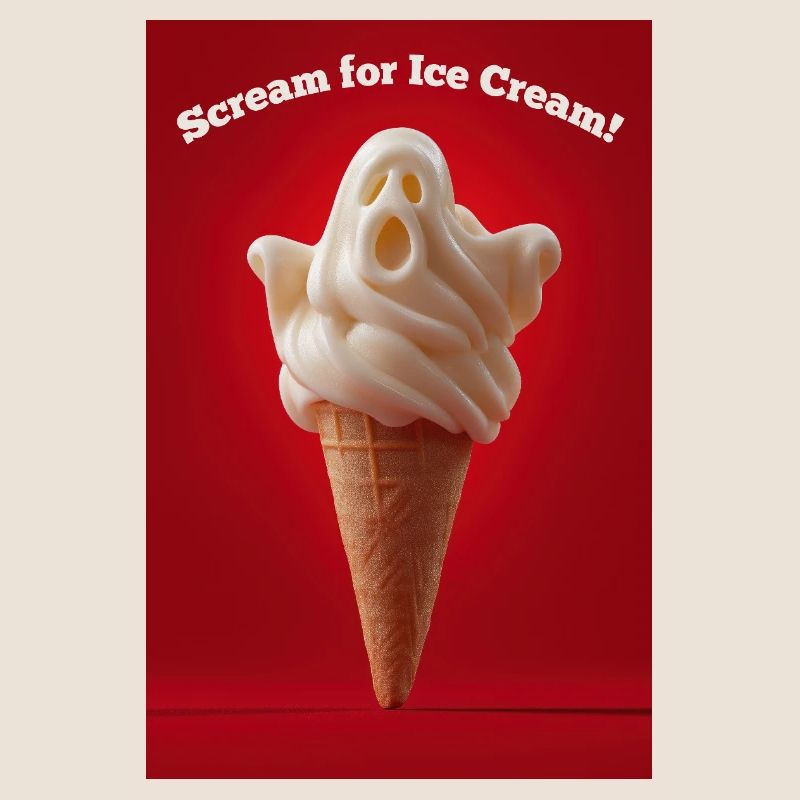 Cornet de glace Ghostly Scream