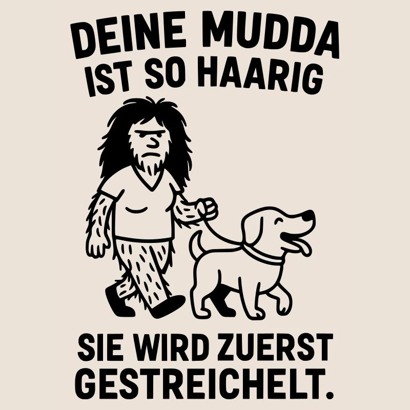 deine mutter haarig witz