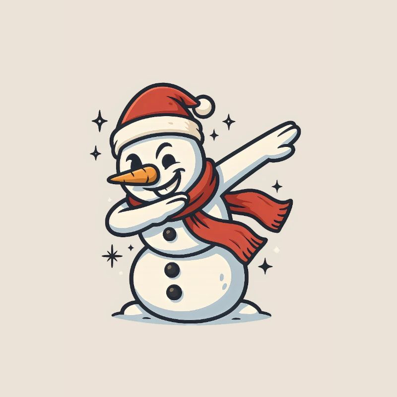 Dabbing Snowman Dab