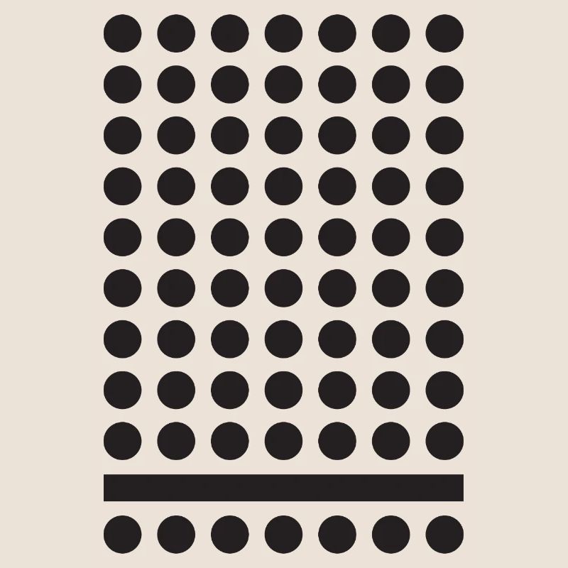 Monochrome Dot Grid Pattern