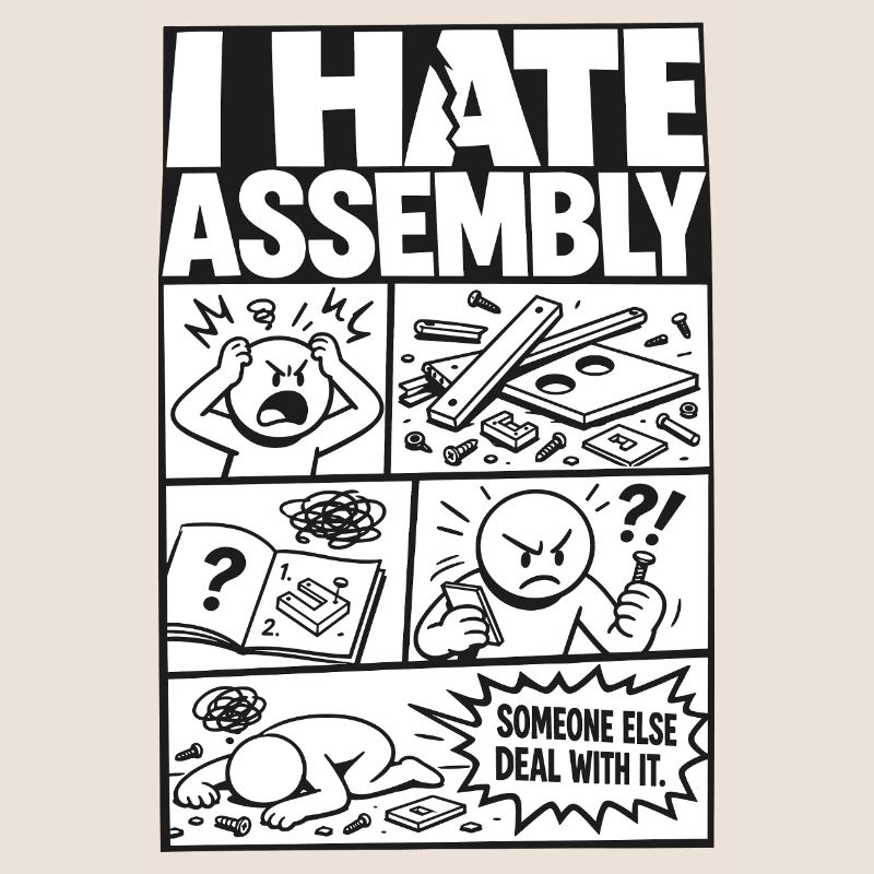 Je déteste les instructions d’assemblage