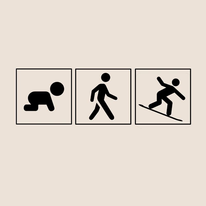 Snowboarder Evolution Snow Boarder Gift