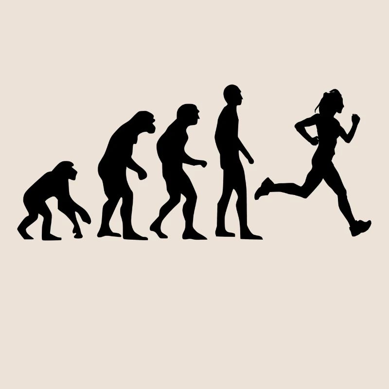 Human Evolution Running Jogging Jogging Gift