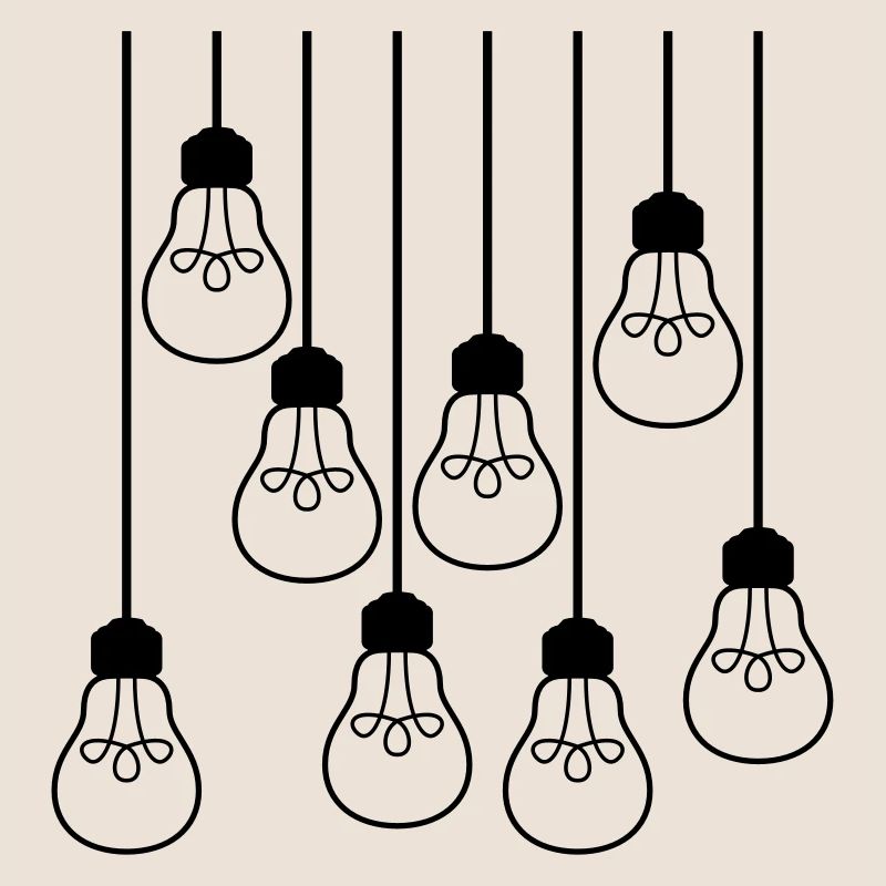 many pattern ceiling top cable hanging light bulb l