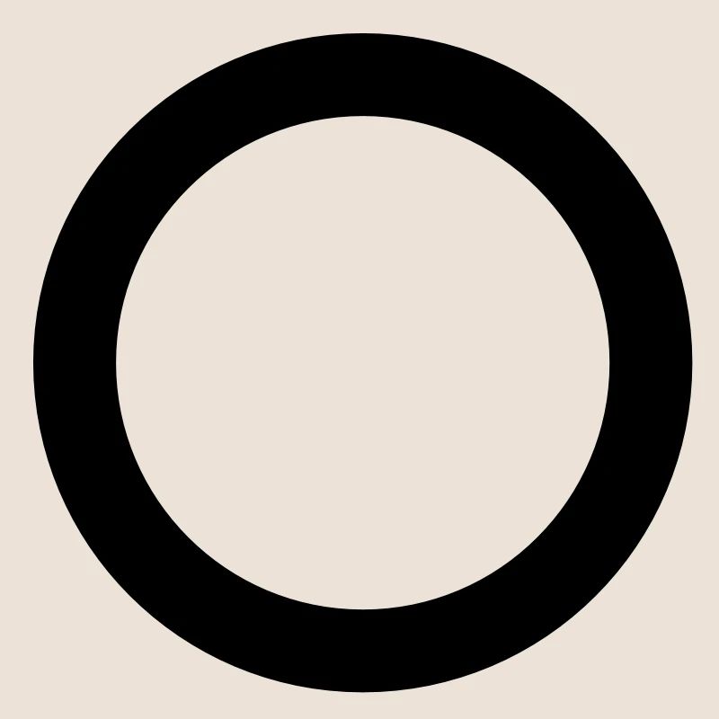 Ring circle style hipster icon Mathematics