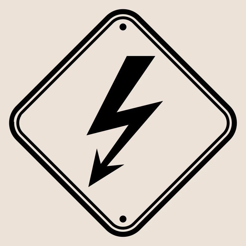 clipart shield note electric flash current ener