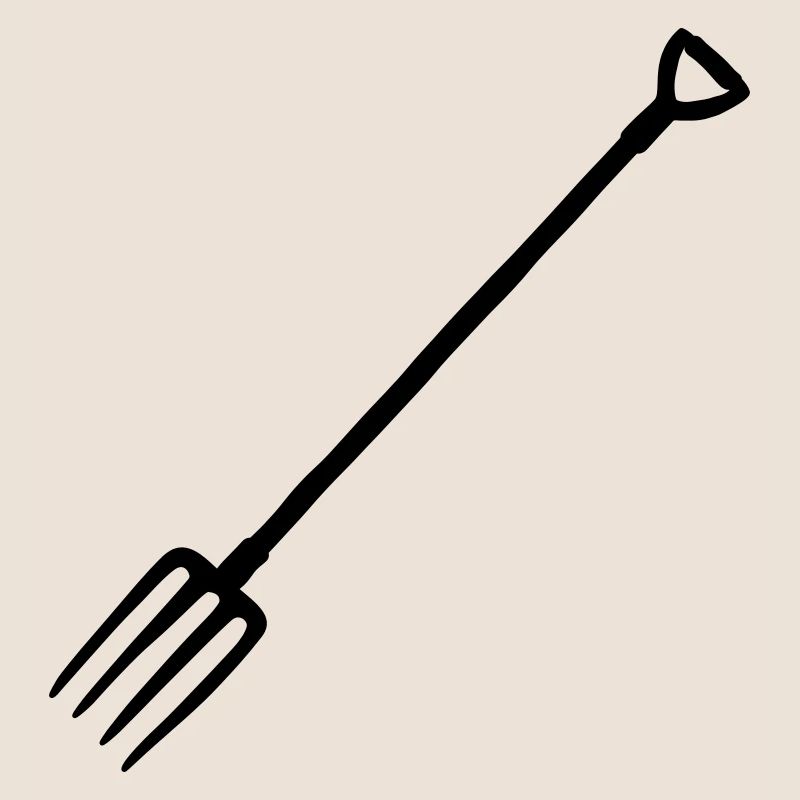 Silhouette Pitchfork Pitchfork Pitchfork