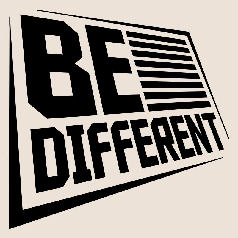Soyez différent Logo Design