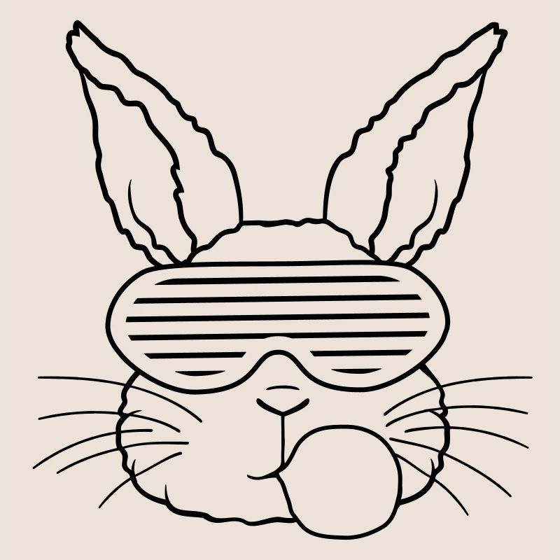 Lapin chewing-gum bubble cool