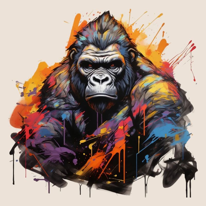 Stoic Gorilla. Graffiti-style wisdom.