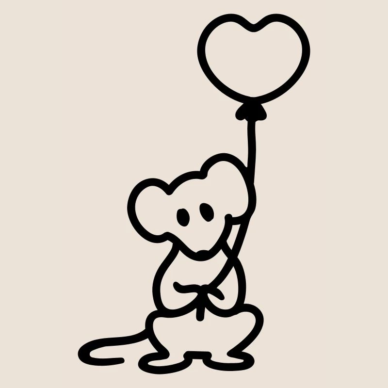 Maus + Ballon - Line