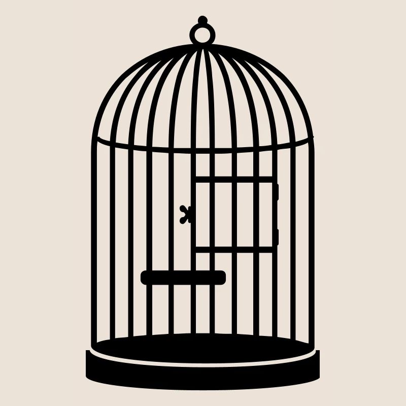 Leerer Käfig / empty cage (, 1c)