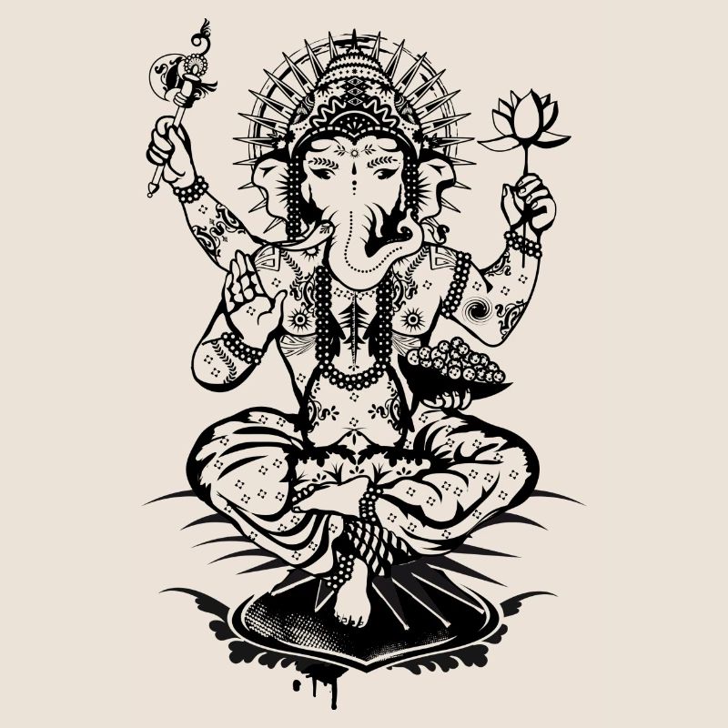 Ganesh, a god with an elephant head