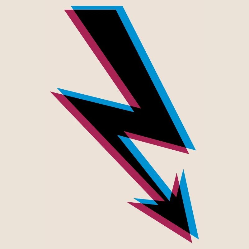 3d electric lightning electricity energy strong current eighty