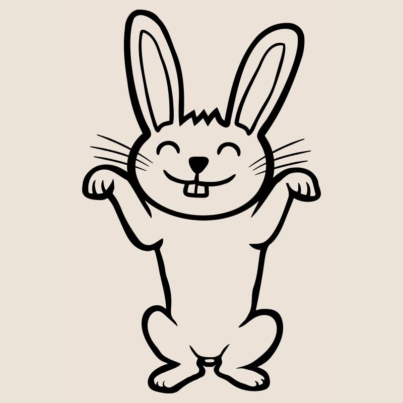 Standing happy