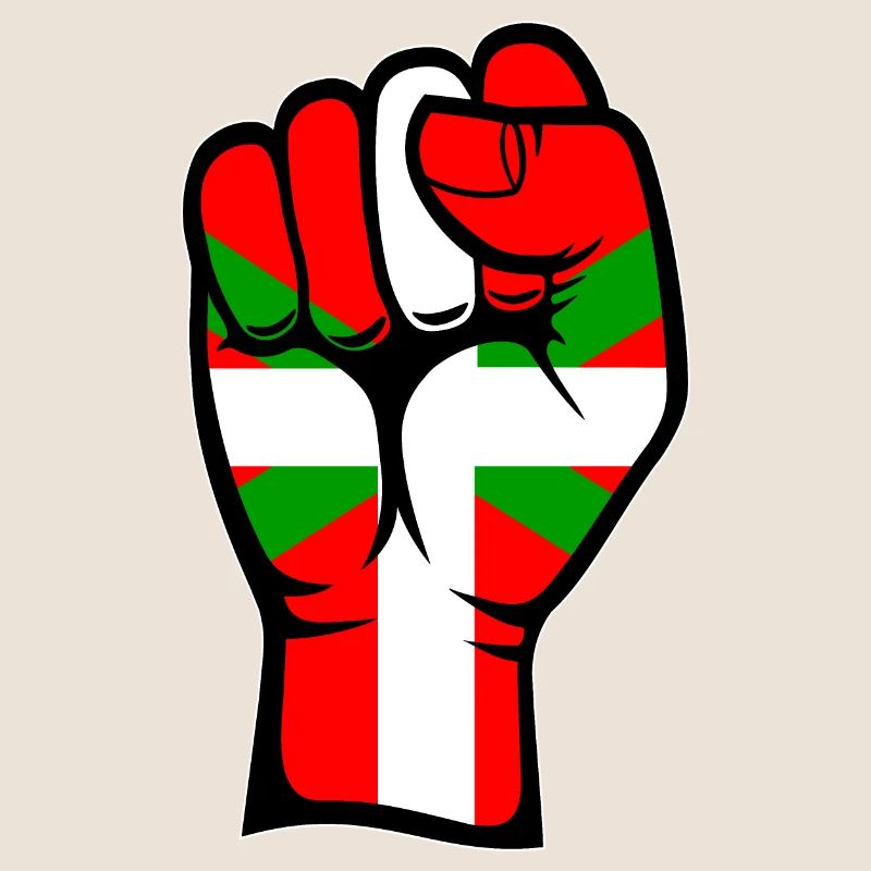Poing drapeau basque