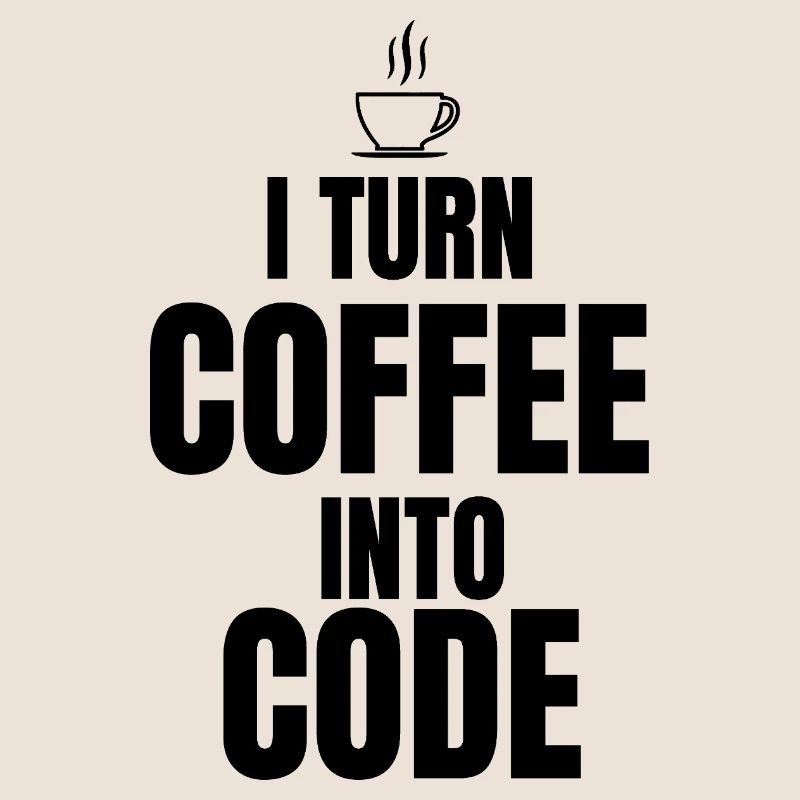 Je transforme le café en code