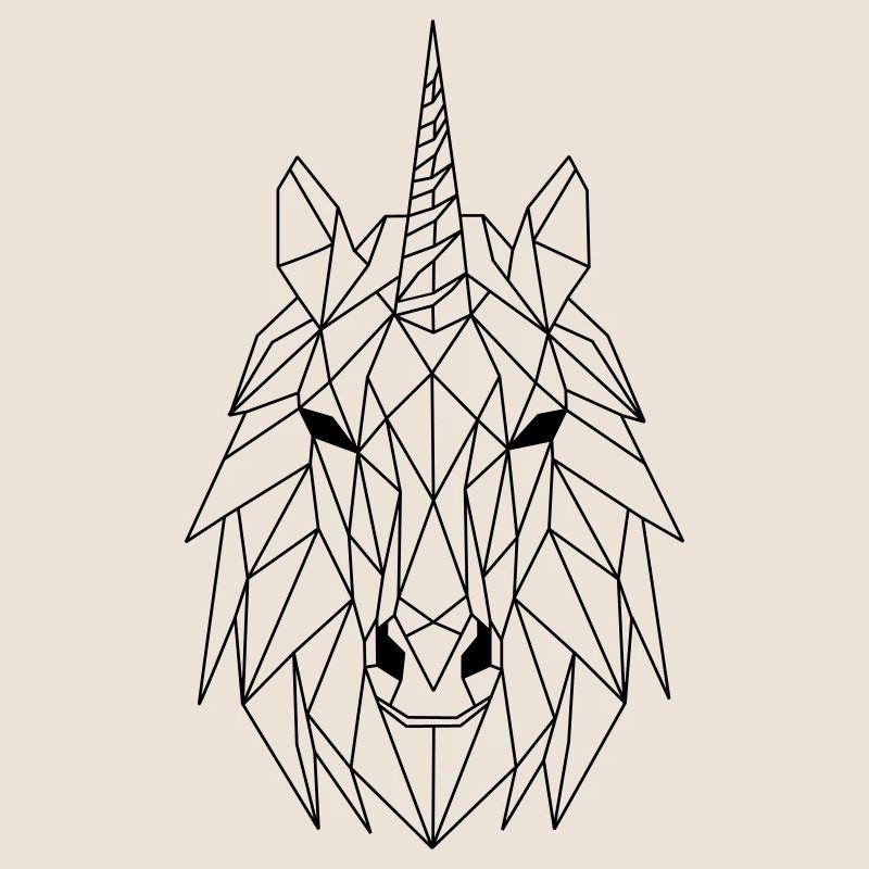 Einhorn Polygon