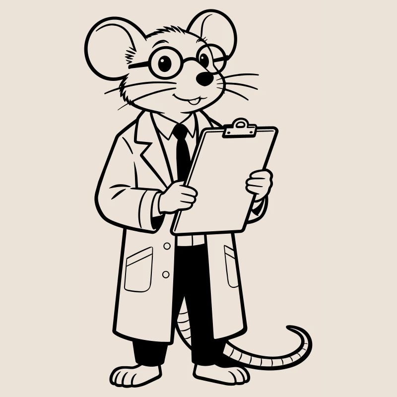scientist mouse