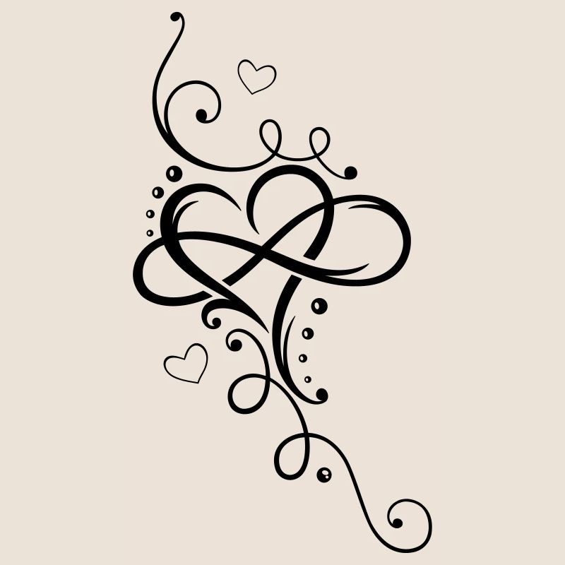 Herz, Unendlichkeit, heart, infinity