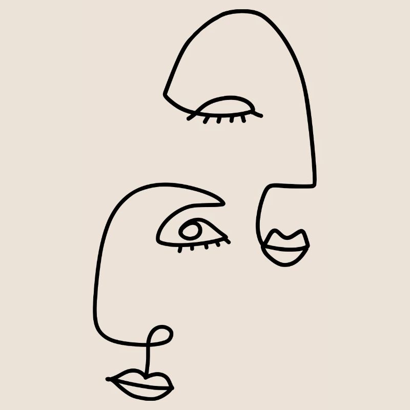Line drawings abstract