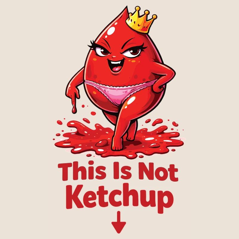 Ce n’est pas du ketchup – Déclaration drôle de période