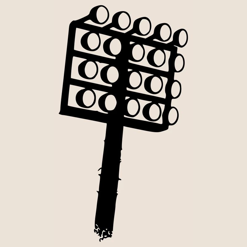 Stadium Floodlight Soccer Icon