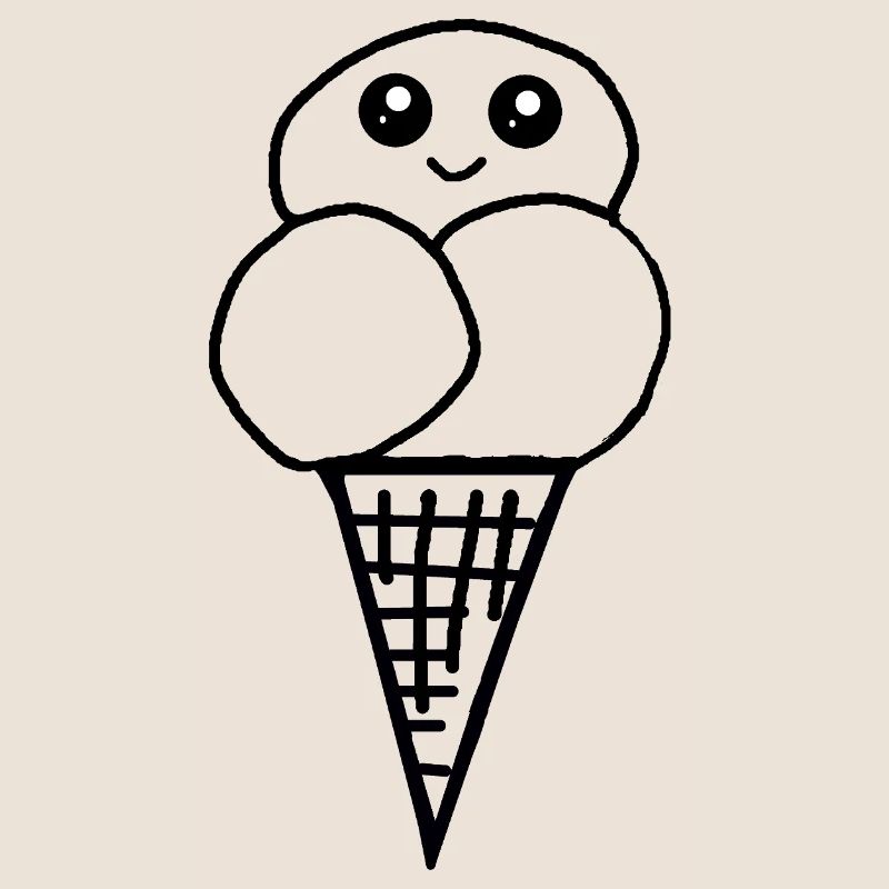 Eis Eiswaffel Eistüte Eiscreme Eiskrem