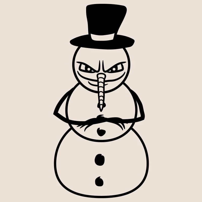 snowman cool evil winter christmas cold beautiful